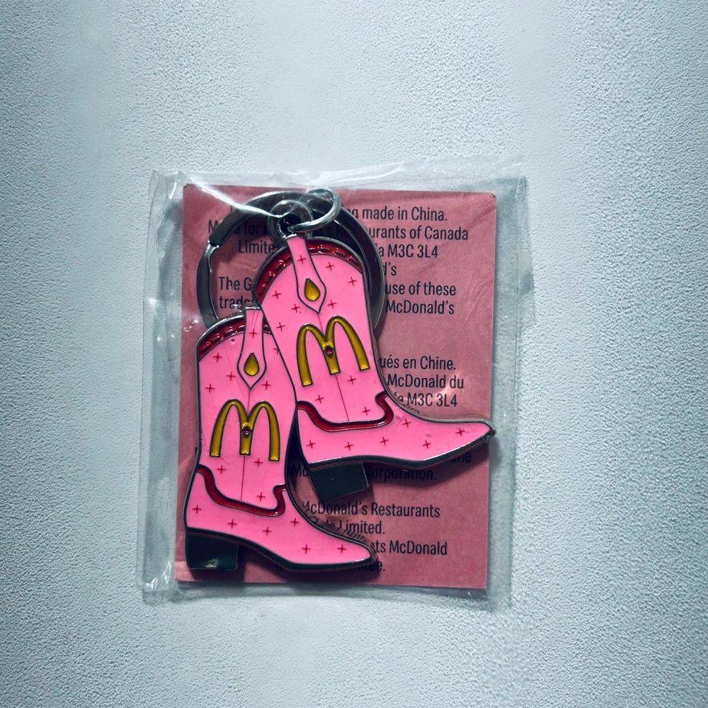 2025 Limited Edition Shania Twain / McDonalds Cowgirl Boots Keychain